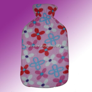 Rubber Hot Water Bottles W/Cloth Cover