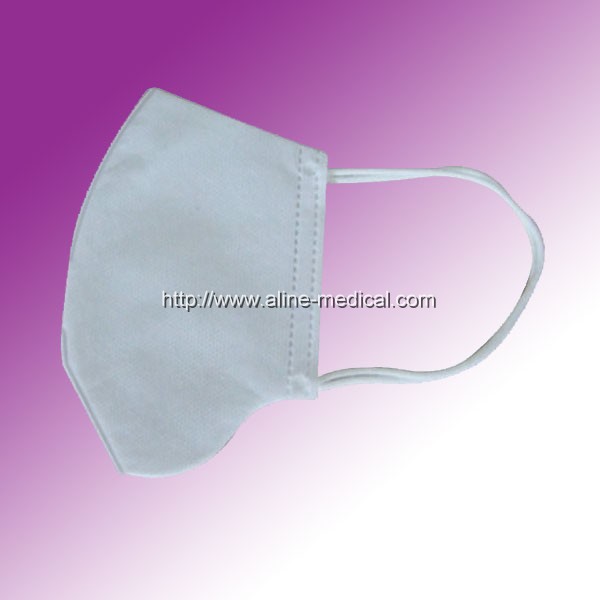Cone type mask with non-woven elastic loop