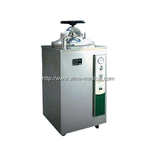 Vertical pressure steam sterilizer
