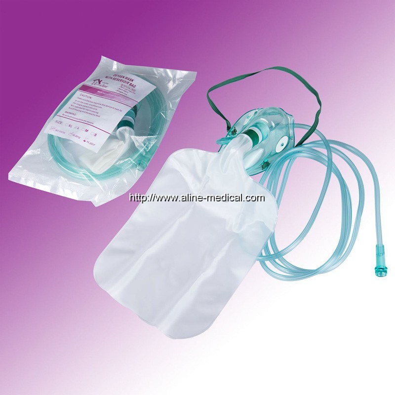 OXYGEN MASK WITH RESERVOIR BAG