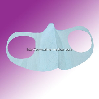 Cone type mask with non-woven elastic loop