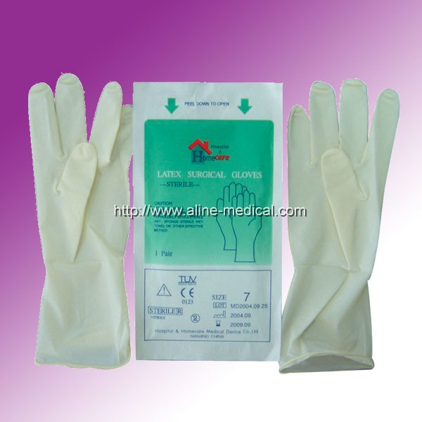 LATEX SURGICAL GLOVES