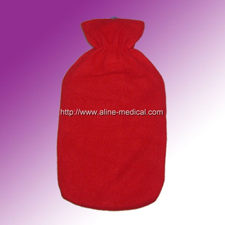 Rubber Hot Water Bottles W/Cloth Cover