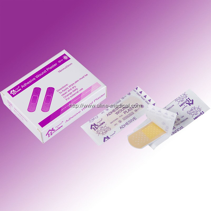 Adhesive wound plaster