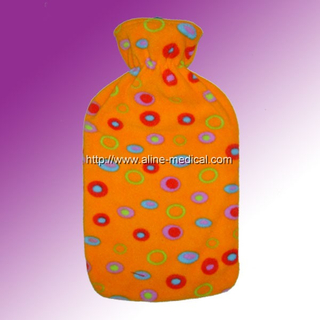 Rubber Hot Water Bottles W/Cloth Cover