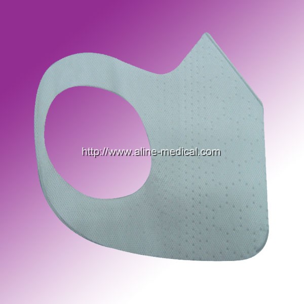 Cone type mask with non-woven elastic loop