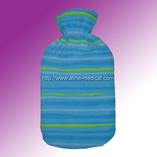 Rubber Hot Water Bottles W/Cloth Cover