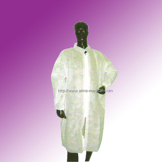 Lab Coat with Korean Collar