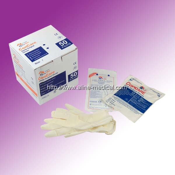 LATEX SURGICAL GLOVES