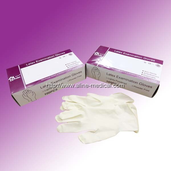 LATEX EXAMINATION GLOVES