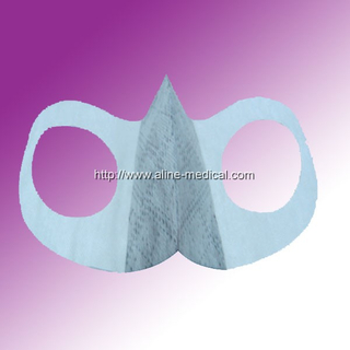 Cone type mask with non-woven elastic loop