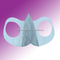 Cone type mask with non-woven elastic loop