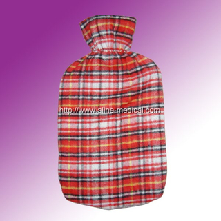 Rubber Hot Water Bottles W/Cloth Cover