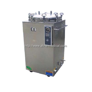 Vertical pressure steam sterilizer
