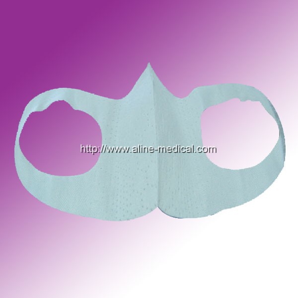 Cone type mask with non-woven elastic loop