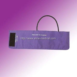 Disposable cuff, with PVC bladder inserted