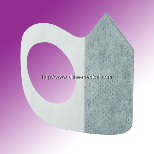 Cone type mask with non-woven elastic loop