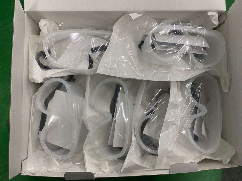 Silicone medical protective goggles